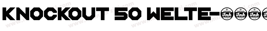 knockout 50 welte字体转换
